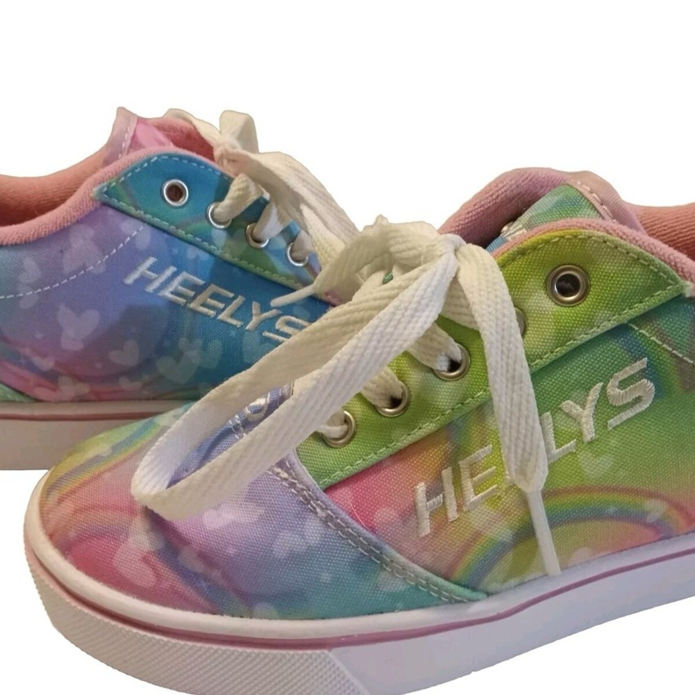 Heelys Girls Rainbow Hearts Pastel Skate Shoes